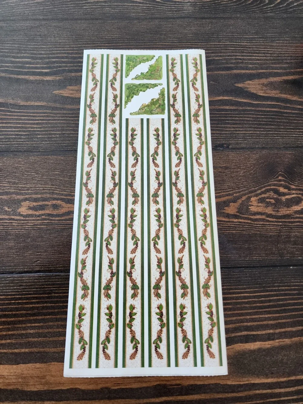 COLORBOK Sticker Border Oak Leaf Embellishments Scrapbooking Vintage Retired #21